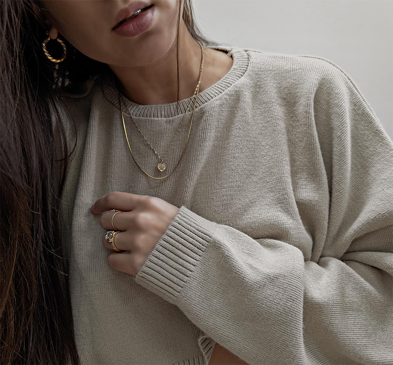basic capsule jewelry essentials delicate gold chains