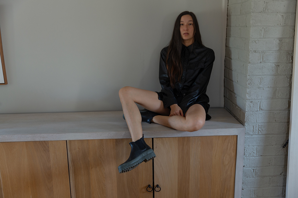 Stutterheim rain boots review by minimalist fashion blog day in my dreams